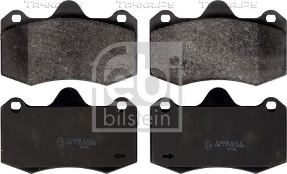Тормозные колодки Febi Bilstein передние для Lotus Evora 2009-2016. Артикул 116207