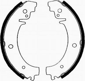 Тормозные колодки (стояночная тормозная система) SCT-Germany. Артикул SS 510