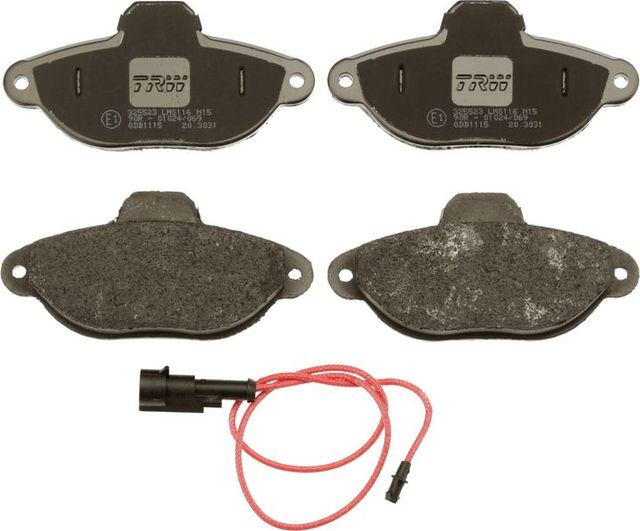 Тормозные колодки TRW COTEC передние для Fiat Cinquecento 1994-1999. Артикул GDB1115