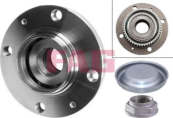 Ступичный подшипник (комплект) Fag задний для Peugeot Partner Origin 2008-2015. Артикул 713 6404 50