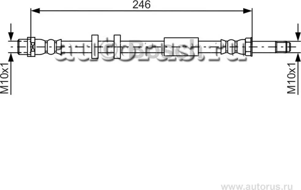 1987481714 Тормозной шланг (Bosch). Артикул 1987481714