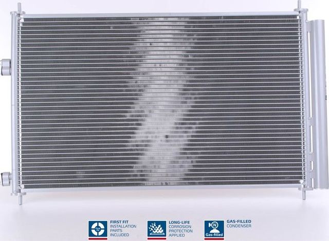 Радиатор кондиционера (конденсатор) Nissens (алюминий) для Toyota Previa III (XR50) 2005-2026. Артикул 940021