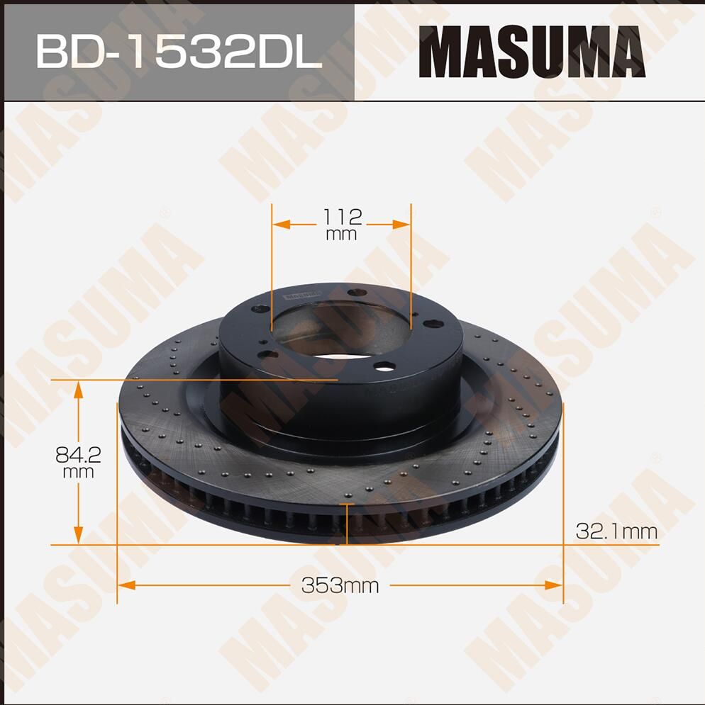Диск тормозной (Masuma). Артикул BD-1532DL