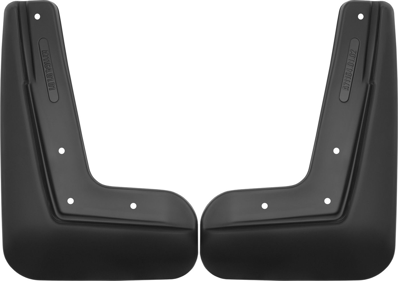 Брызговики Frosch (в пакете) передняя пара для Zeekr 001 I рестайлинг 2024-2026. Артикул NLF.A71164.F11