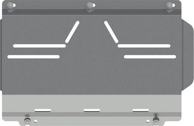 Защита алюминиевая Шериф (5 мм) для радиатора Mitsubishi L200 IV Triton 2006-2015. Артикул 14.2841