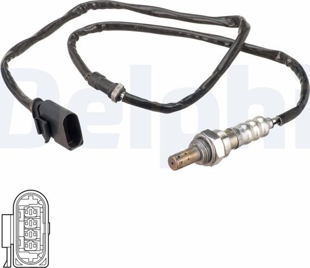 Лямбда-зонд (кислородный датчик) Delphi. Артикул ES21111-12B1