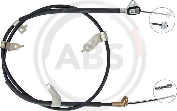 Трос ручника (тросик ручного тормоза) ABS задний левый для Toyota RAV4 III (XA30) 2009-2013. Артикул K16074