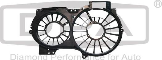 Вентилятор радиатора двигателя DPA для Audi A6 III (C6) 2004-2011. Артикул 81210126302
