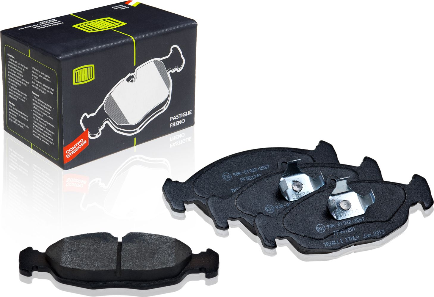 Тормозные колодки Trialli. Артикул PF 051201
