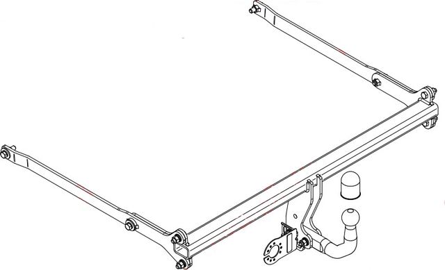 Фаркоп Steinhof для Mazda CX-30 2019-2026. Артикул M-063