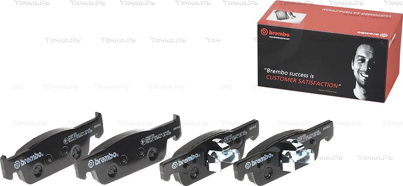 Тормозные колодки Brembo PRIME LINE передние для Smart Fortwo III (C453, A453) 2014-2026. Артикул P 68 059