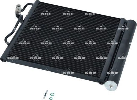 Радиатор кондиционера (конденсатор) NRF (алюминий). Артикул 35720
