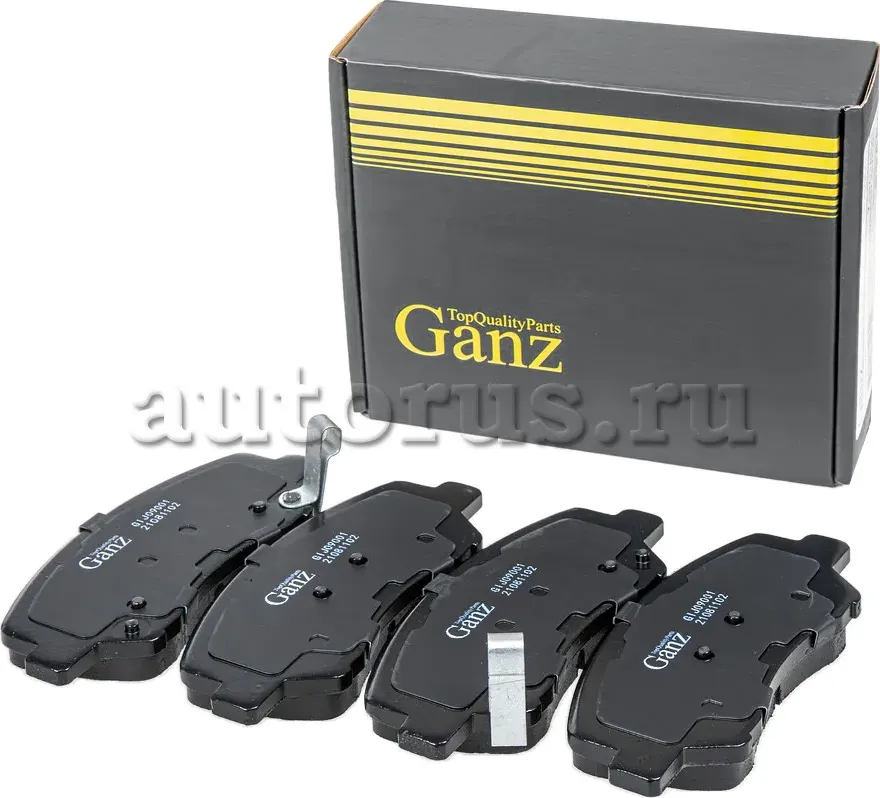 Колодки торм.пер. (Ganz). Артикул GIJ09001