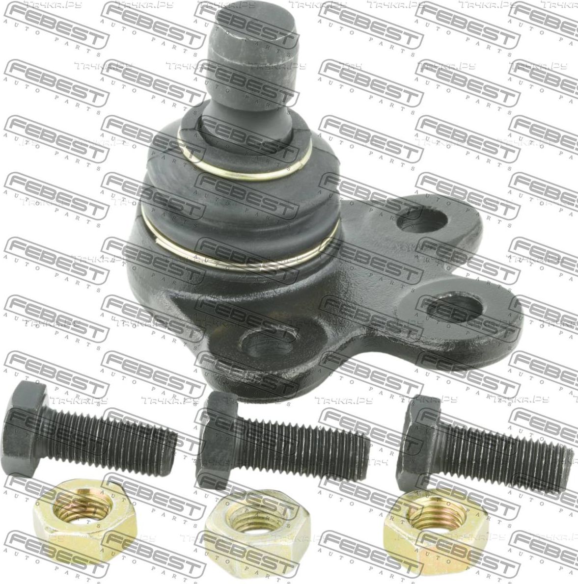 Шаровая опора Febest правая/левая нижняя для Chevrolet Aveo I 2012-2012. Артикул 1820-J13F