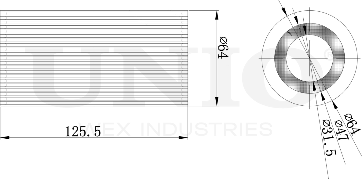 Фильтр масляный (Unio). Артикул FLT-20112