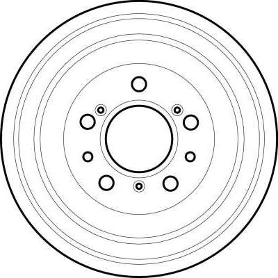 Тормозной барабан TRW задний для Citroen C25 1981-1994. Артикул DB4023