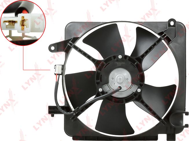 Вентилятор радиатора двигателя LYNXauto. Артикул RF-1787