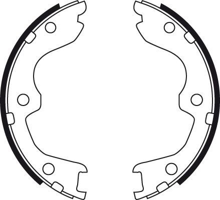 Тормозные колодки (стояночная тормозная система) TRW. Артикул GS8730