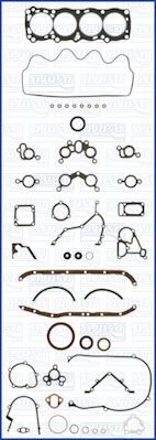 Прокладки двигателя (комплект) Ajusa FIBERMAX. Артикул 50129000