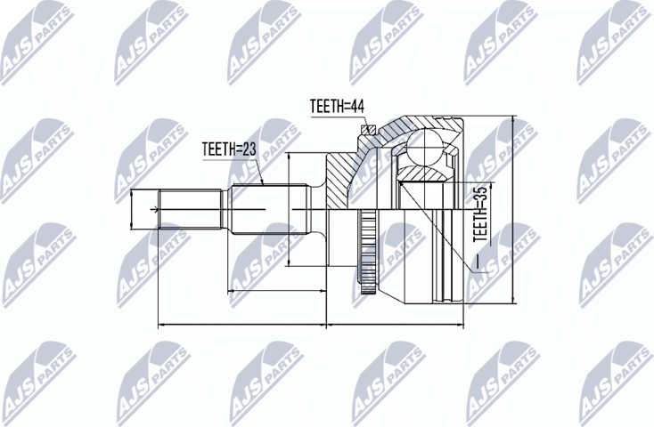 Шрус внутренний (граната) NTY. Артикул NPZ-RE-031