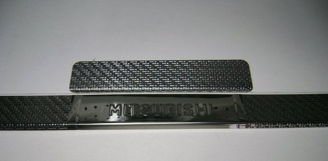 Накладки Ладья на внутренние пороги (штамп) для Mitsubishi универсальные. Артикул 014.19.11