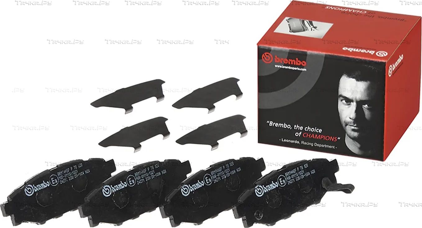 Тормозные колодки Brembo задние для Subaru Forester V 2018-2026. Артикул P 78 020