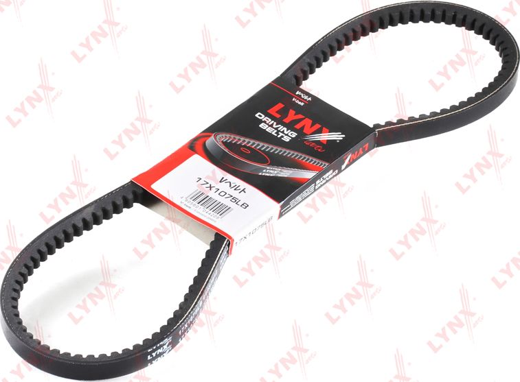 Приводной ремень клиновой LYNXauto. Артикул 17X1075LB