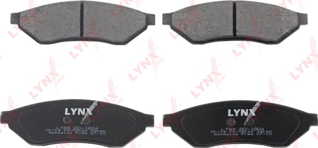 Тормозные колодки LYNXauto задние для Daewoo Magnus 1999-2006. Артикул BD-1804