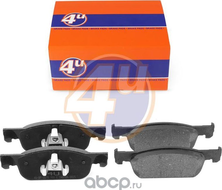 КОЛОДКИ ПЕР RENAULT CLIO IV (BH_),SANDERO II, LOGAN II (4U). Артикул 4UBP0076