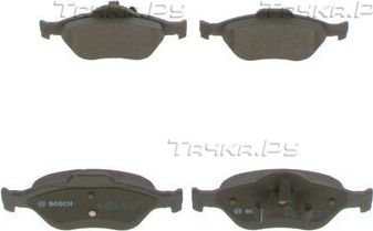 Тормозные колодки Bosch (Low-Metallic) передние для Ford Fusion I 2002-2012. Артикул 0 986 424 558
