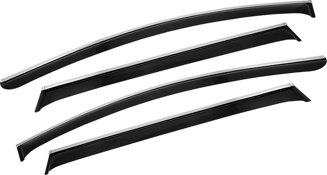 Дефлекторы Chromex для окон (c хром. молдингом) (4 шт.) Haval M6 2021-2026. Артикул CHROMEX.63052