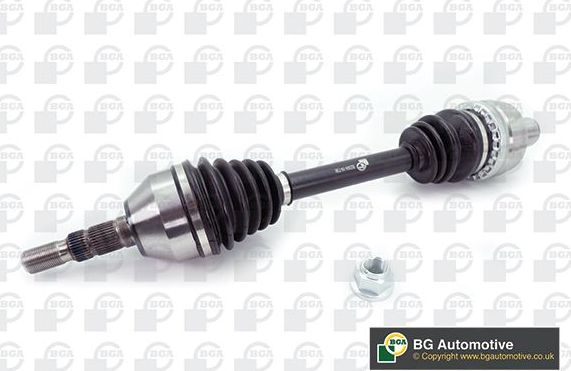 Полуось (привод в сборе, приводной вал) BGA передняя правая для Opel Astra H 2005-2010. Артикул DS9514R