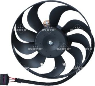 Вентилятор радиатора двигателя NRF для Volkswagen Fox I 2006-2009. Артикул 47398