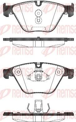 Тормозные колодки Remsa. Артикул 1496.00
