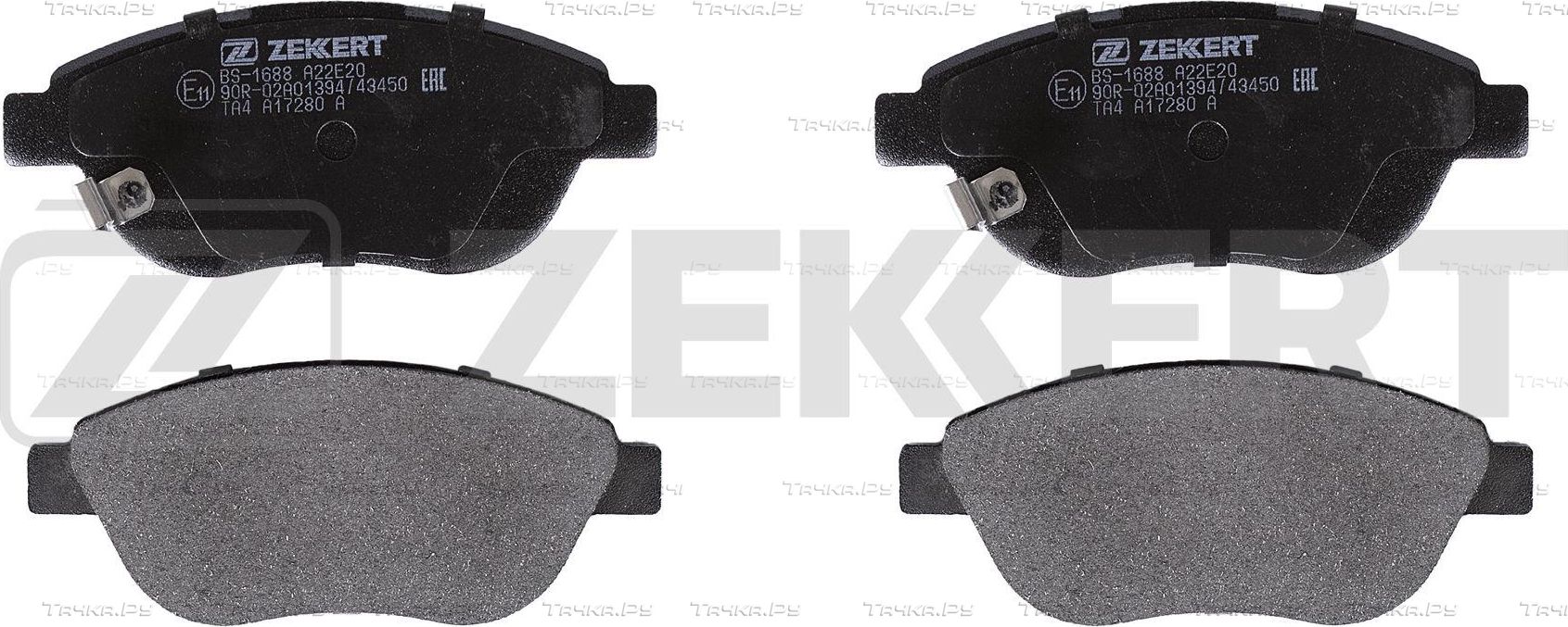 Тормозные колодки Zekkert. Артикул BS-1688