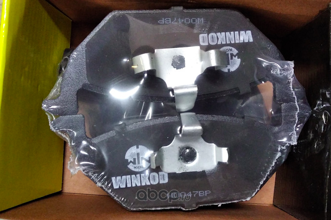 W0047BP_колодки дисковые передние!/ Audi A2 1.4i/1.6FSi/1.4TDi 00>, Skoda Fabia (Winkod). Артикул W0047BP