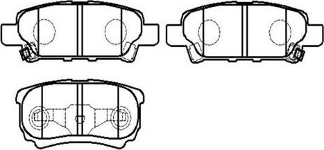 Тормозные колодки HSB. Артикул HP8302