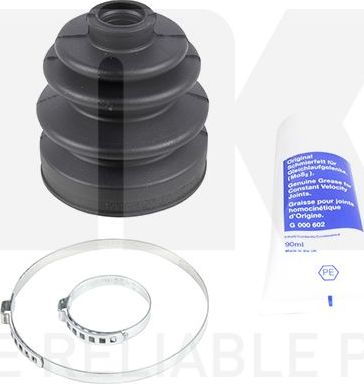 Пыльник шруса (комплект) NK (резина). Артикул 522616