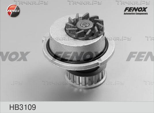 Помпа (водяной насос) Fenox для Opel Kadett E 1984-1993. Артикул HB3109