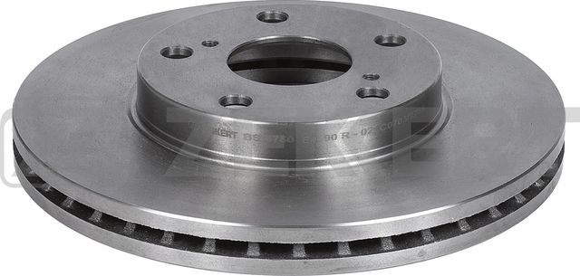 Тормозной диск Zekkert передний для Toyota Auris II 2012-2018. Артикул BS-5750