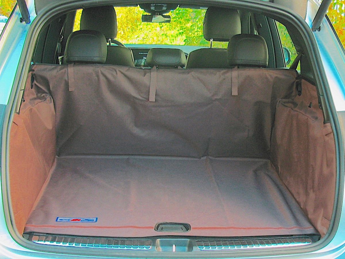 Защитный чехол AUTOSMSTUDIO "Standart" в багажник автомобиля для Mercedes-Benz GLE W167 2018-2026, коричневый. Артикул TP-GLE167-STD-BR