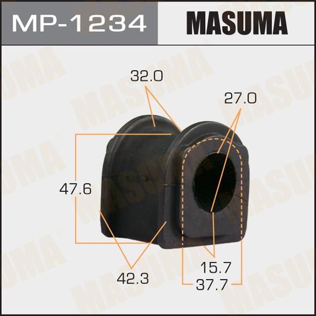 Втулки стабилизатора Masuma передние для Lexus IS II 2005-2015. Артикул MP-1234