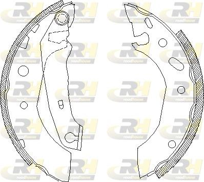 Тормозные колодки RoadHouse задние для Mazda 121 III 1996-2003. Артикул 4507.01