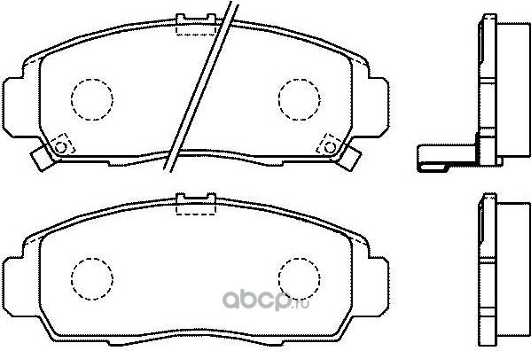 Тормозные колодки Honda. Артикул 45022SNBE01