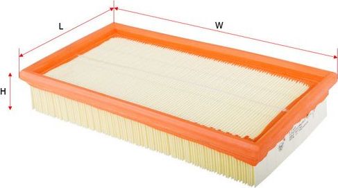 Воздушный фильтр Sakura. Артикул A-1958