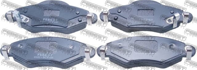 Тормозные колодки Febest передние для Toyota Echo 2001-2005. Артикул 0101-SCP10F