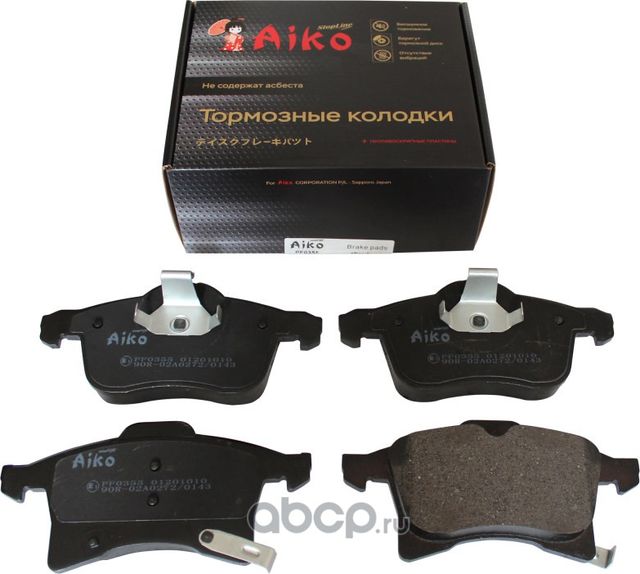 Колодки OPEL Astra, Corsa, Meriva, Zafira (2003-) передние (Aiko). Артикул PF0355