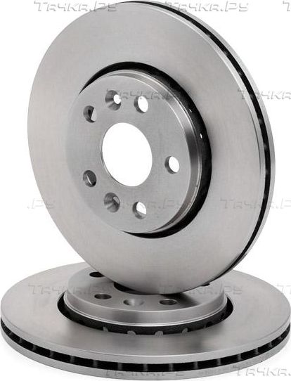 Тормозной диск Bosch передний для Renault Kangoo II 2008-2026. Артикул 0 986 479 555