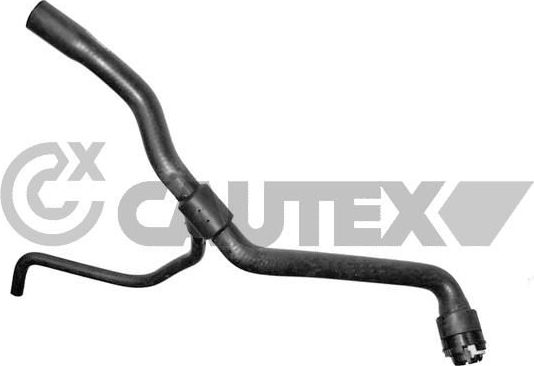 Патрубок радиатора (системы охлаждения) Cautex (резина). Артикул 752761