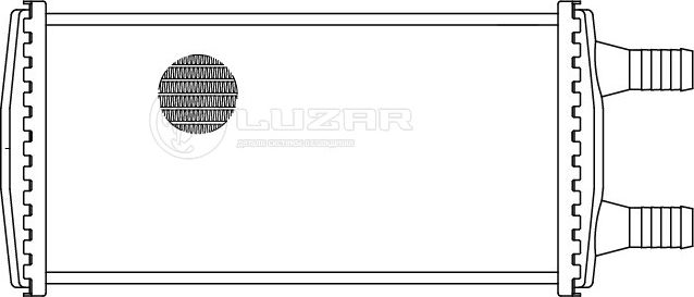 Радиатор отопителя (печки) Luzar. Артикул LRh 0347